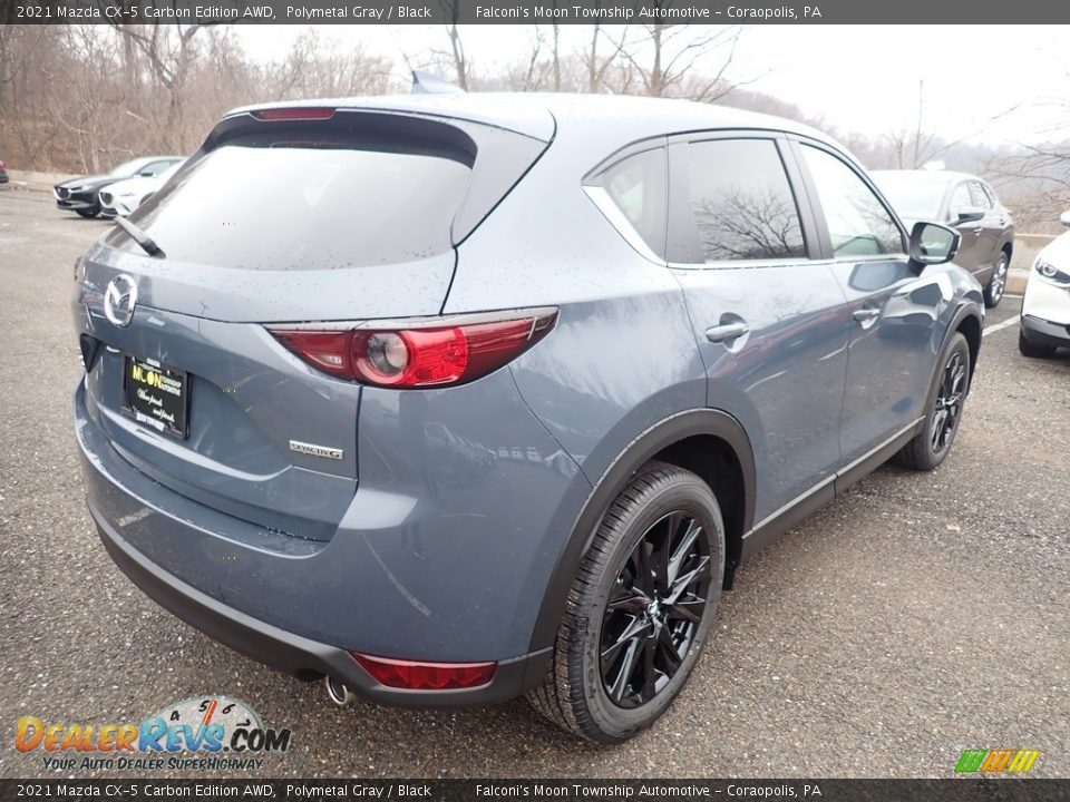 2021 Mazda CX-5 Carbon Edition AWD Polymetal Gray / Black Photo #2