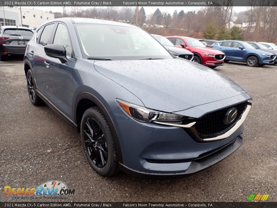 2021 Mazda CX-5 Carbon Edition AWD Polymetal Gray / Black Photo #3