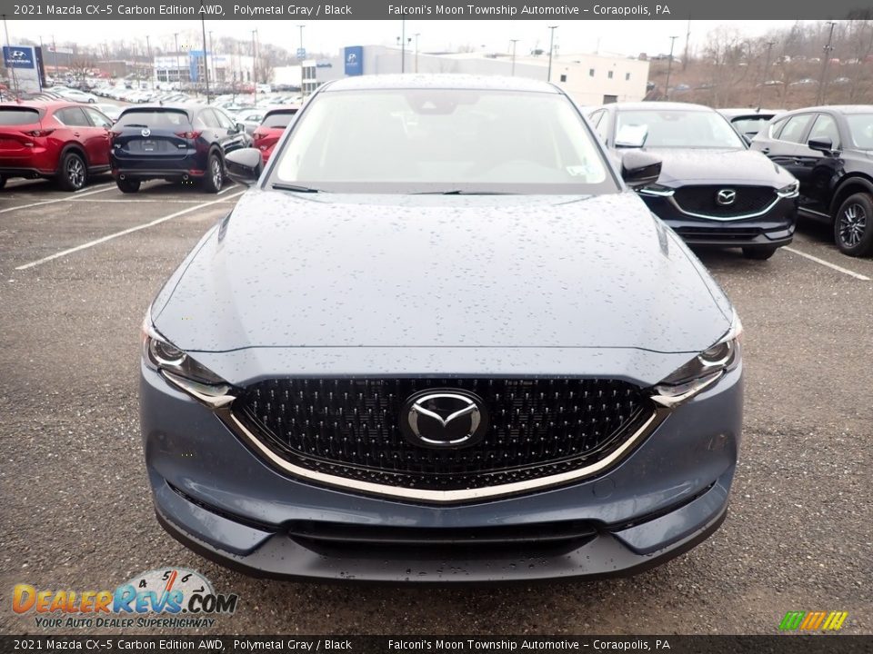 2021 Mazda CX-5 Carbon Edition AWD Polymetal Gray / Black Photo #4