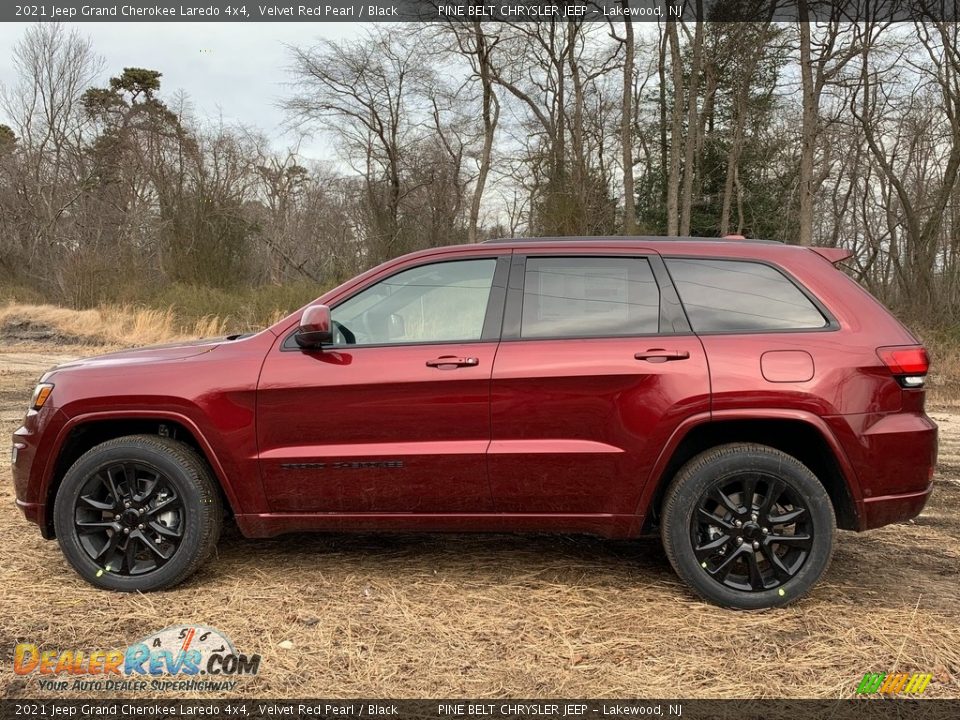Velvet Red Pearl 2021 Jeep Grand Cherokee Laredo 4x4 Photo #4