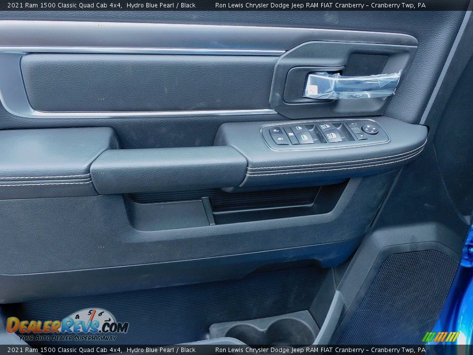 2021 Ram 1500 Classic Quad Cab 4x4 Hydro Blue Pearl / Black Photo #14