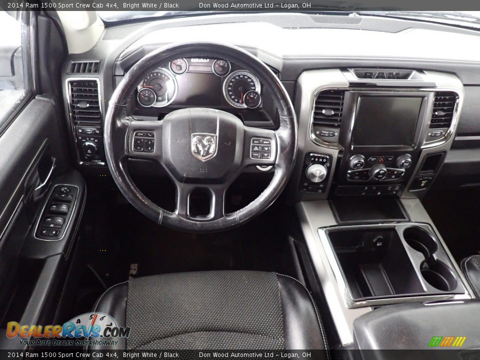 Dashboard of 2014 Ram 1500 Sport Crew Cab 4x4 Photo #35