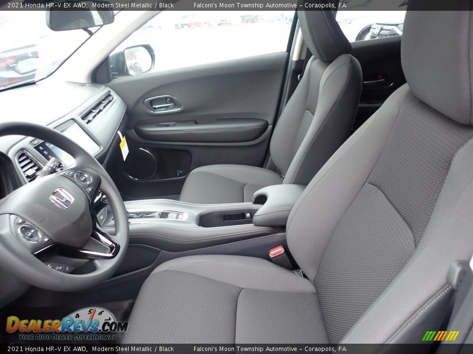 2021 Honda HR-V EX AWD Modern Steel Metallic / Black Photo #8