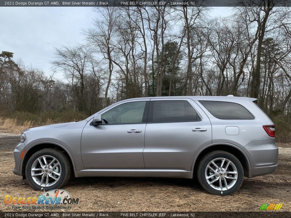 2021 Dodge Durango GT AWD Billet Silver Metallic / Black Photo #4