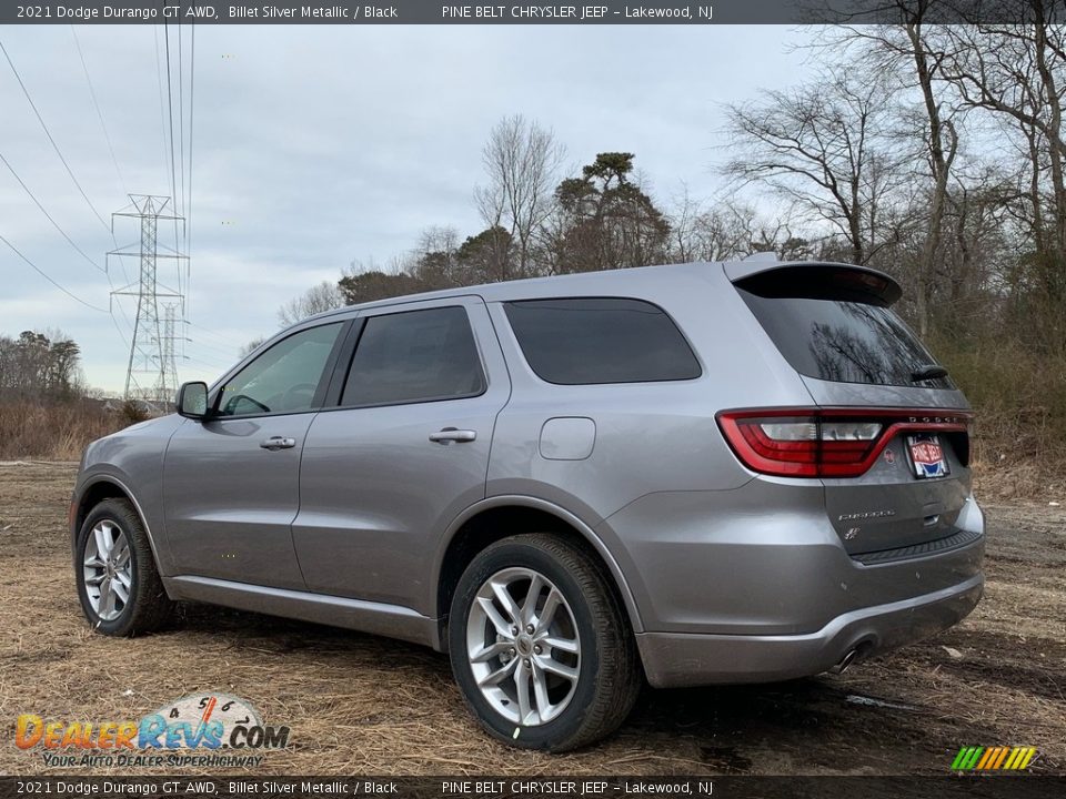 2021 Dodge Durango GT AWD Billet Silver Metallic / Black Photo #6