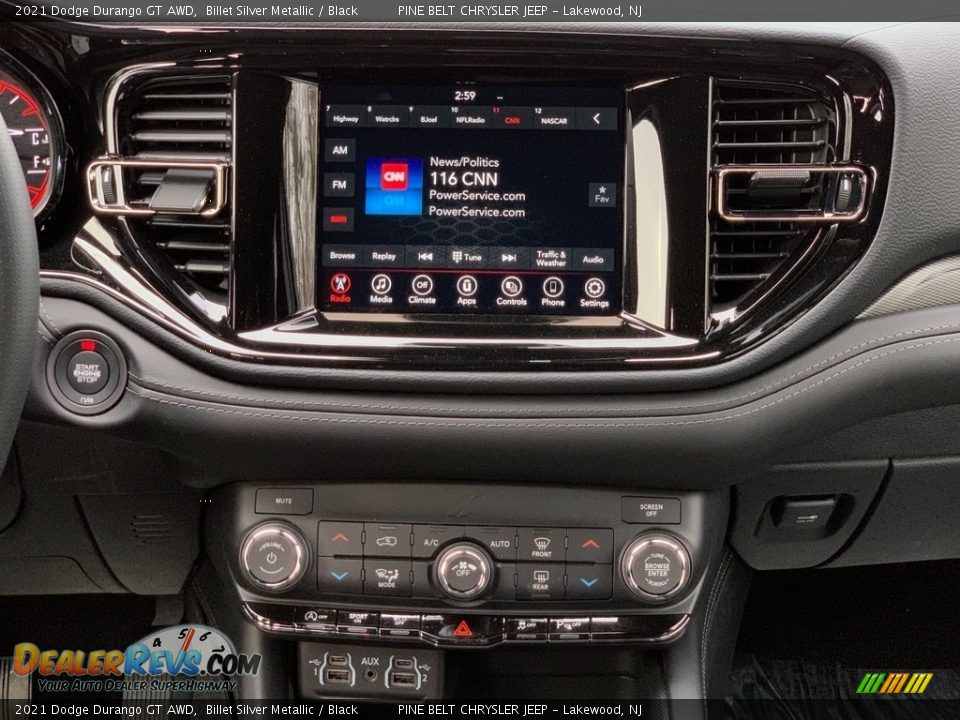2021 Dodge Durango GT AWD Billet Silver Metallic / Black Photo #9