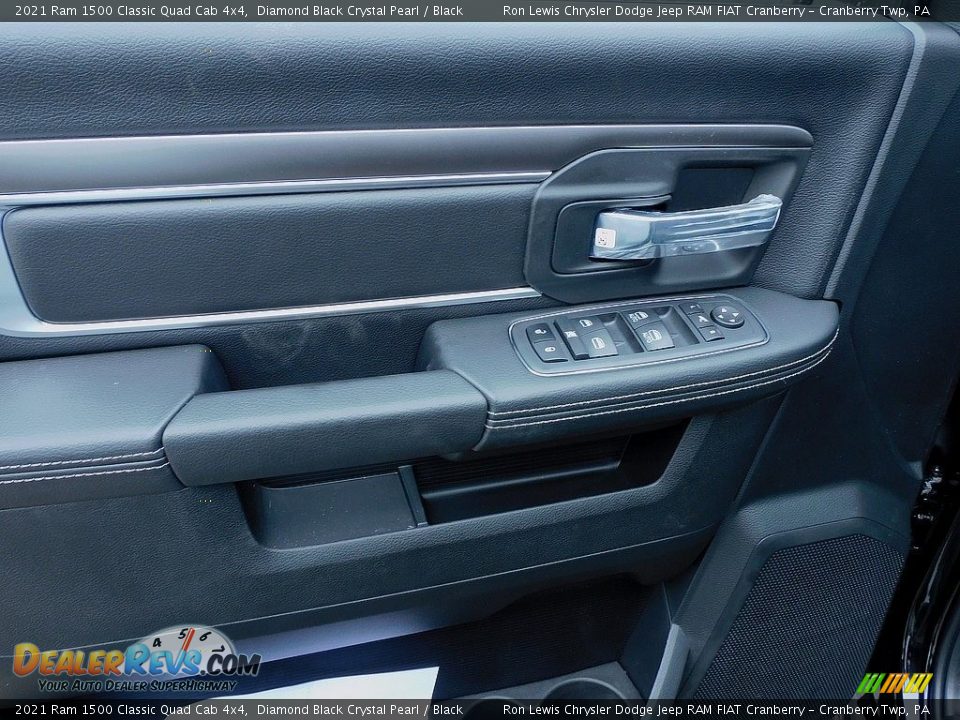 2021 Ram 1500 Classic Quad Cab 4x4 Diamond Black Crystal Pearl / Black Photo #14