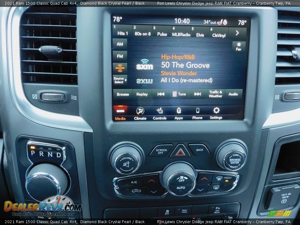 2021 Ram 1500 Classic Quad Cab 4x4 Diamond Black Crystal Pearl / Black Photo #15