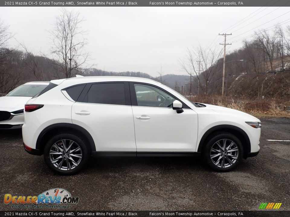 2021 Mazda CX-5 Grand Touring AWD Snowflake White Pearl Mica / Black Photo #1