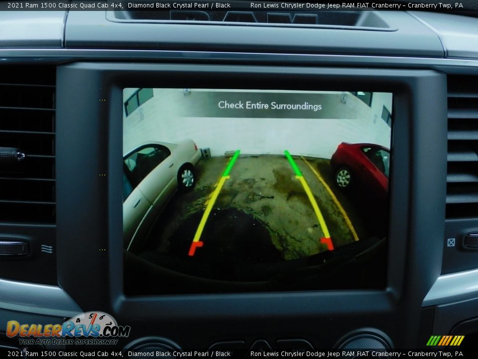 2021 Ram 1500 Classic Quad Cab 4x4 Diamond Black Crystal Pearl / Black Photo #17