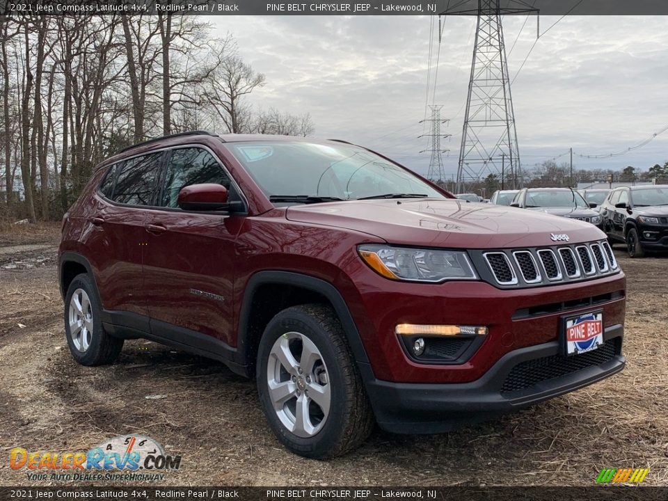 2021 Jeep Compass Latitude 4x4 Redline Pearl / Black Photo #1