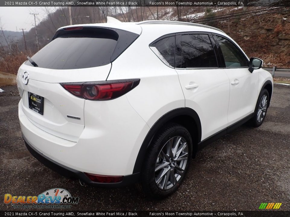 2021 Mazda CX-5 Grand Touring AWD Snowflake White Pearl Mica / Black Photo #2