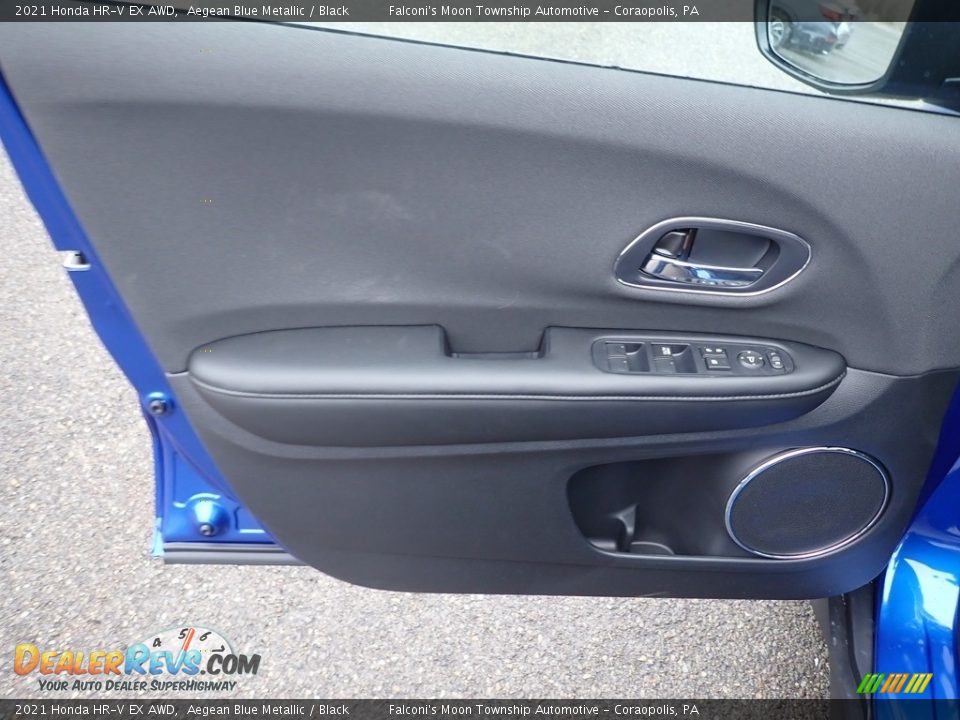 2021 Honda HR-V EX AWD Aegean Blue Metallic / Black Photo #11