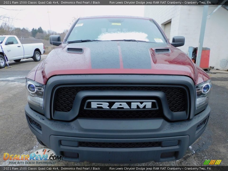 2021 Ram 1500 Classic Quad Cab 4x4 Delmonico Red Pearl / Black Photo #2