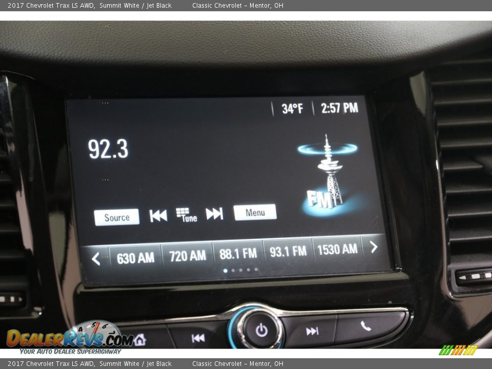 2017 Chevrolet Trax LS AWD Summit White / Jet Black Photo #10