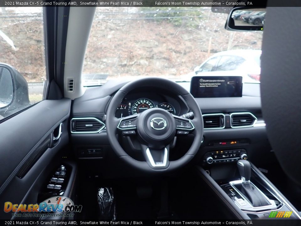 2021 Mazda CX-5 Grand Touring AWD Snowflake White Pearl Mica / Black Photo #9