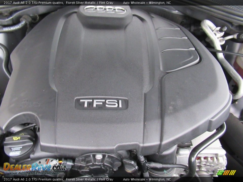 2017 Audi A6 2.0 TFSI Premium quattro Florett Silver Metallic / Flint Gray Photo #6