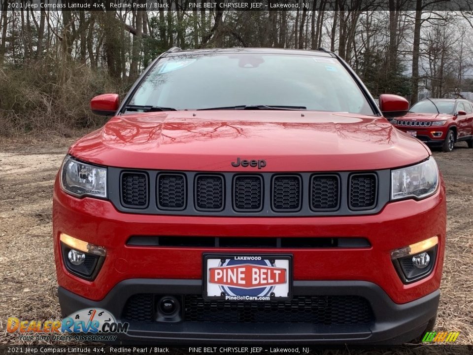 2021 Jeep Compass Latitude 4x4 Redline Pearl / Black Photo #3