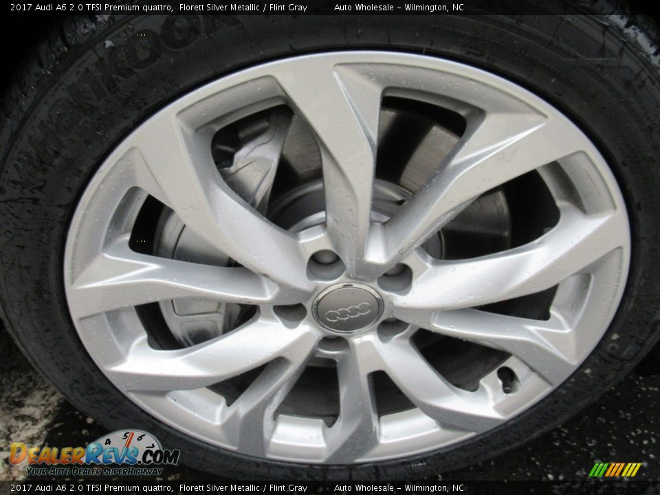 2017 Audi A6 2.0 TFSI Premium quattro Florett Silver Metallic / Flint Gray Photo #7