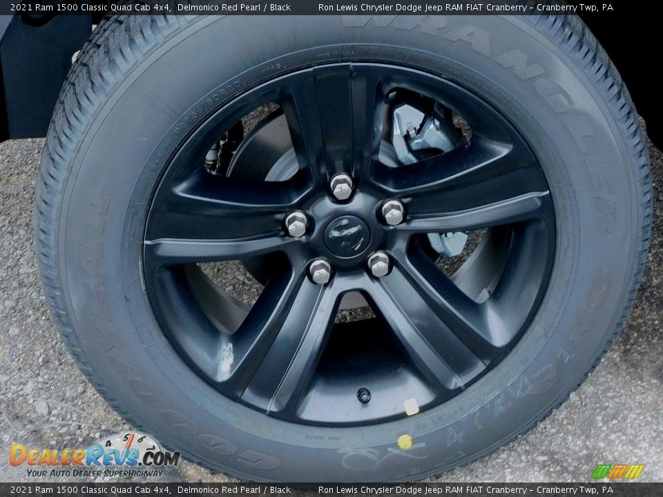 2021 Ram 1500 Classic Quad Cab 4x4 Delmonico Red Pearl / Black Photo #10
