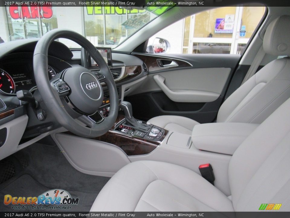 Flint Gray Interior - 2017 Audi A6 2.0 TFSI Premium quattro Photo #10