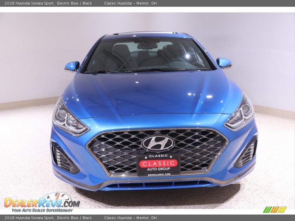 2018 Hyundai Sonata Sport Electric Blue / Black Photo #2