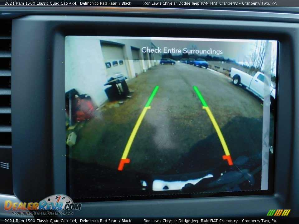 2021 Ram 1500 Classic Quad Cab 4x4 Delmonico Red Pearl / Black Photo #17