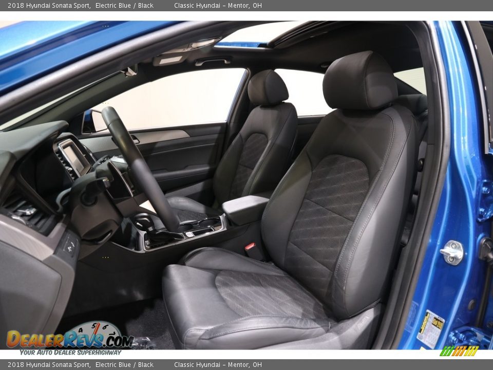 2018 Hyundai Sonata Sport Electric Blue / Black Photo #5