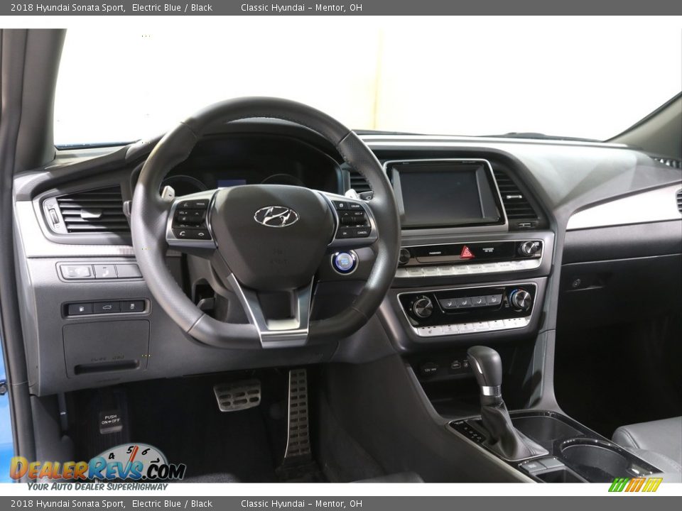 2018 Hyundai Sonata Sport Electric Blue / Black Photo #6