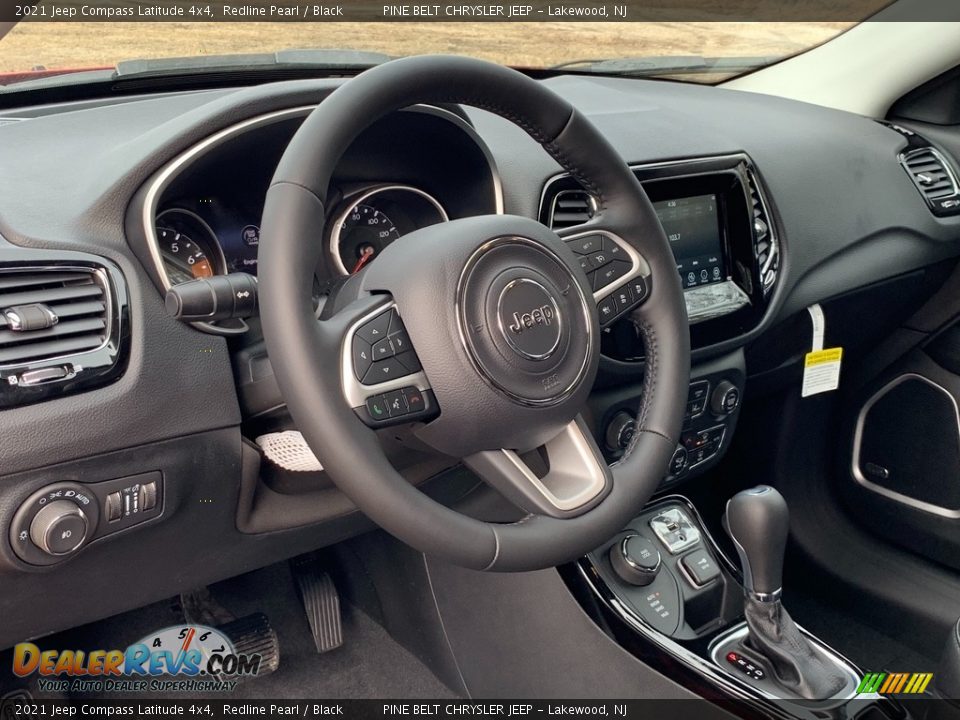 2021 Jeep Compass Latitude 4x4 Redline Pearl / Black Photo #12