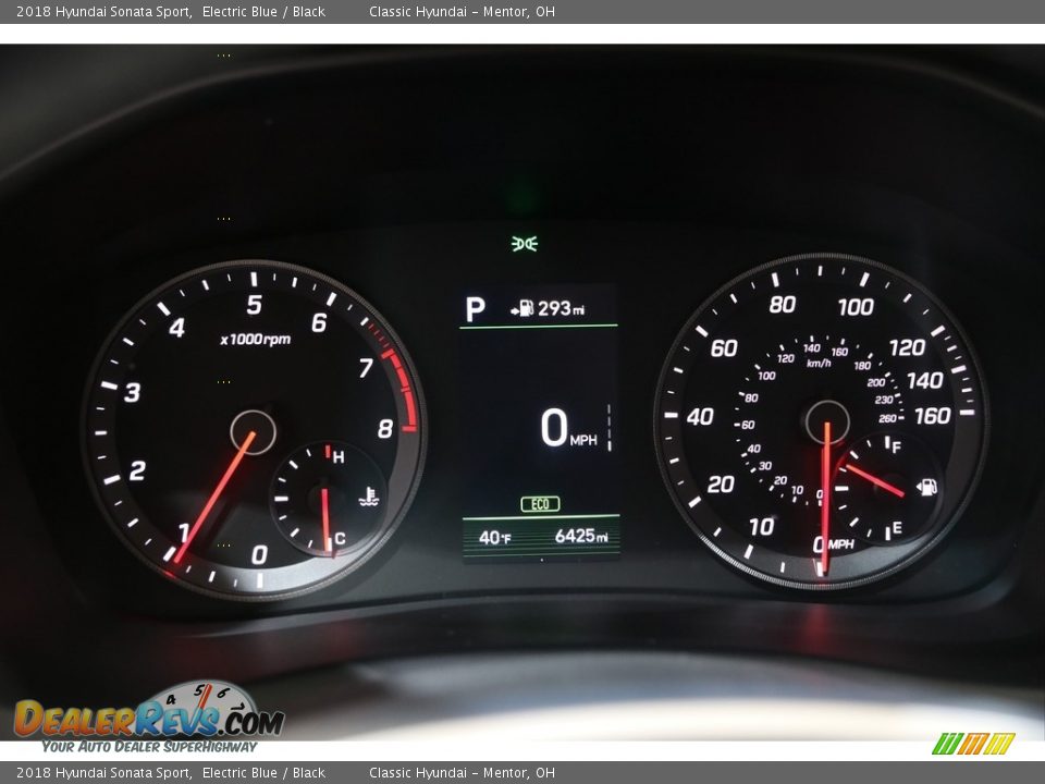 2018 Hyundai Sonata Sport Electric Blue / Black Photo #8