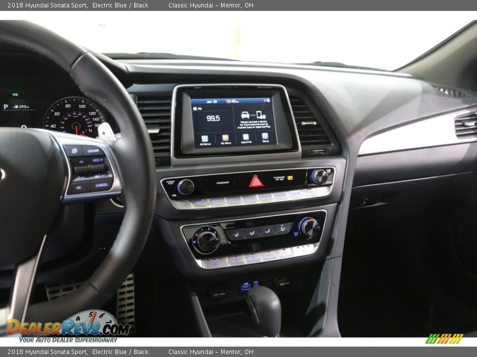 2018 Hyundai Sonata Sport Electric Blue / Black Photo #9