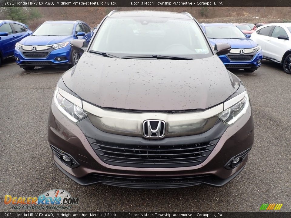 2021 Honda HR-V EX AWD Midnight Amethyst Metallic / Black Photo #7