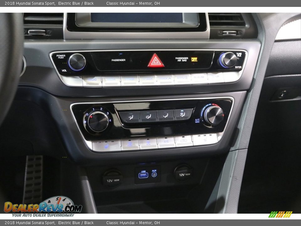 2018 Hyundai Sonata Sport Electric Blue / Black Photo #13