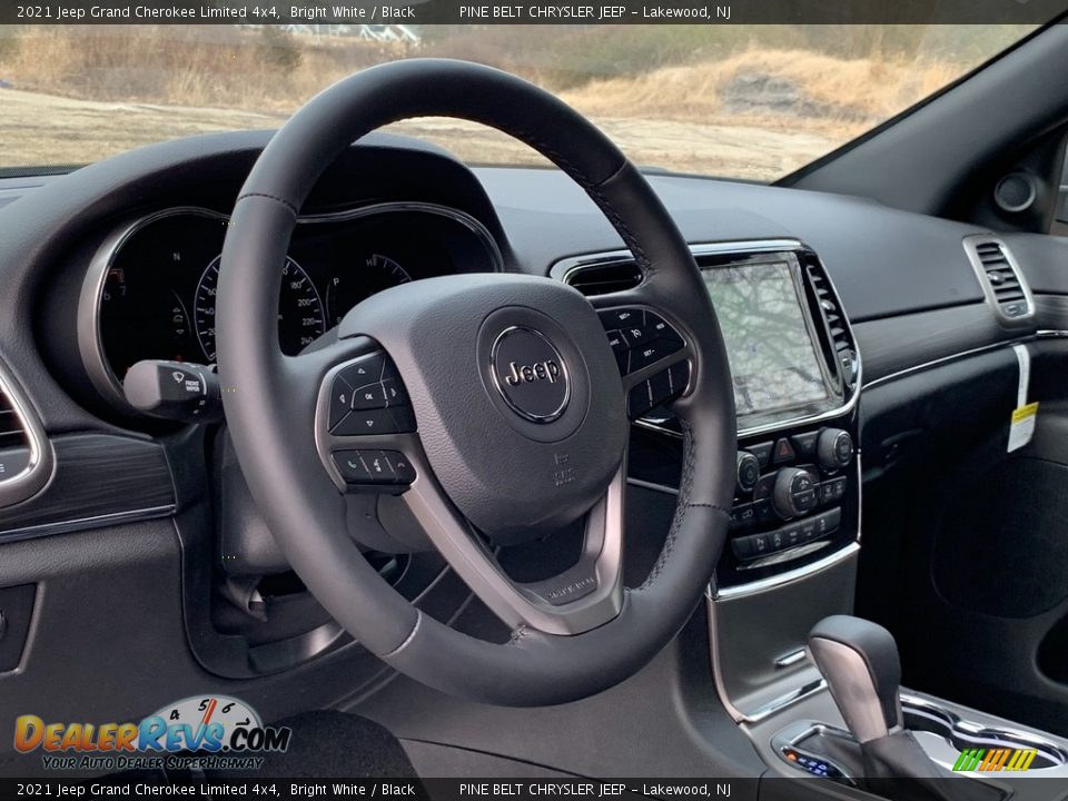 2021 Jeep Grand Cherokee Limited 4x4 Bright White / Black Photo #12