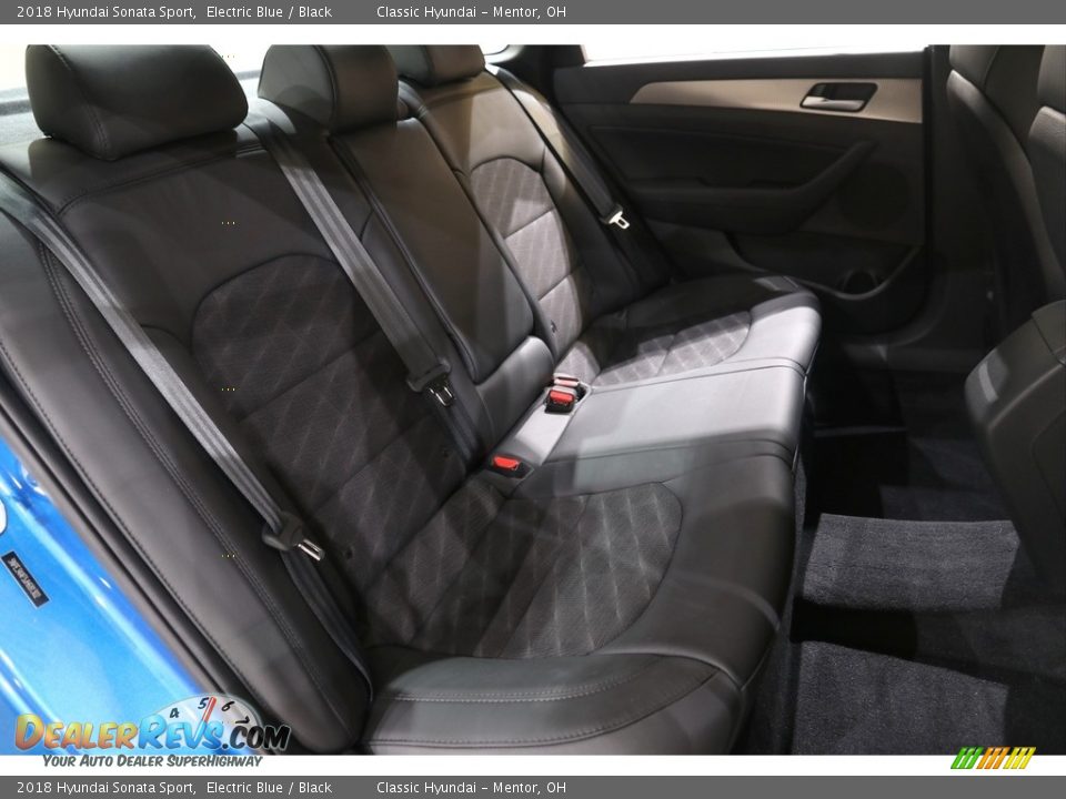 2018 Hyundai Sonata Sport Electric Blue / Black Photo #16