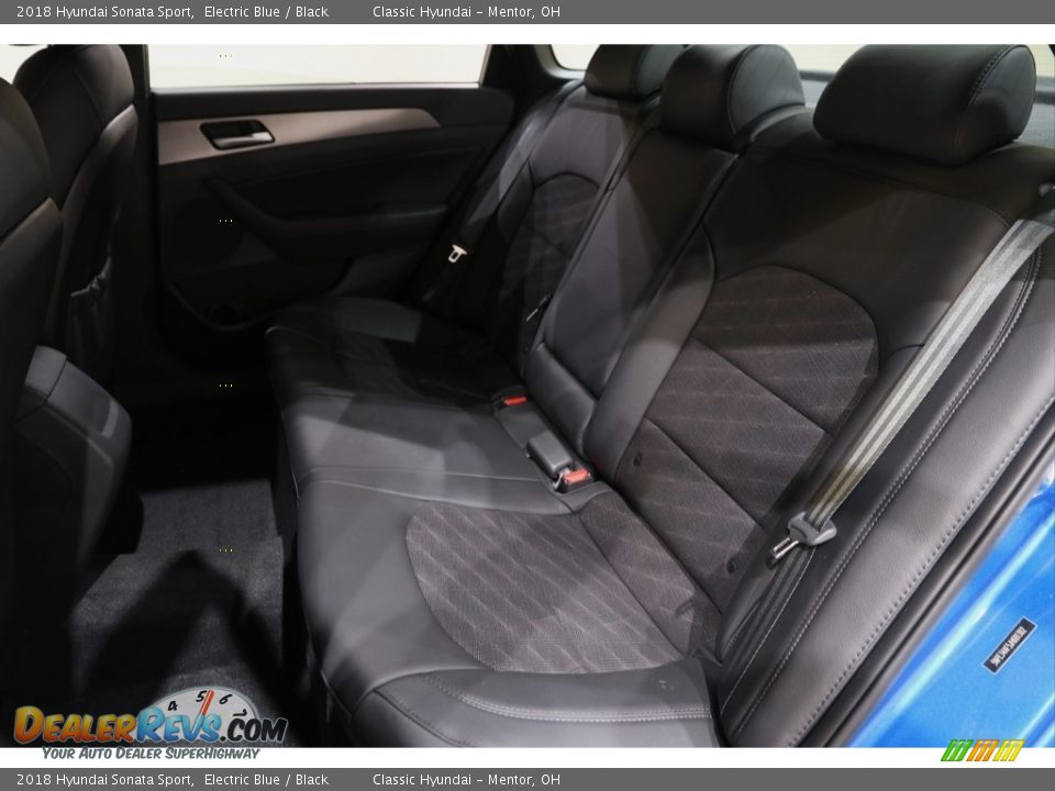 2018 Hyundai Sonata Sport Electric Blue / Black Photo #17