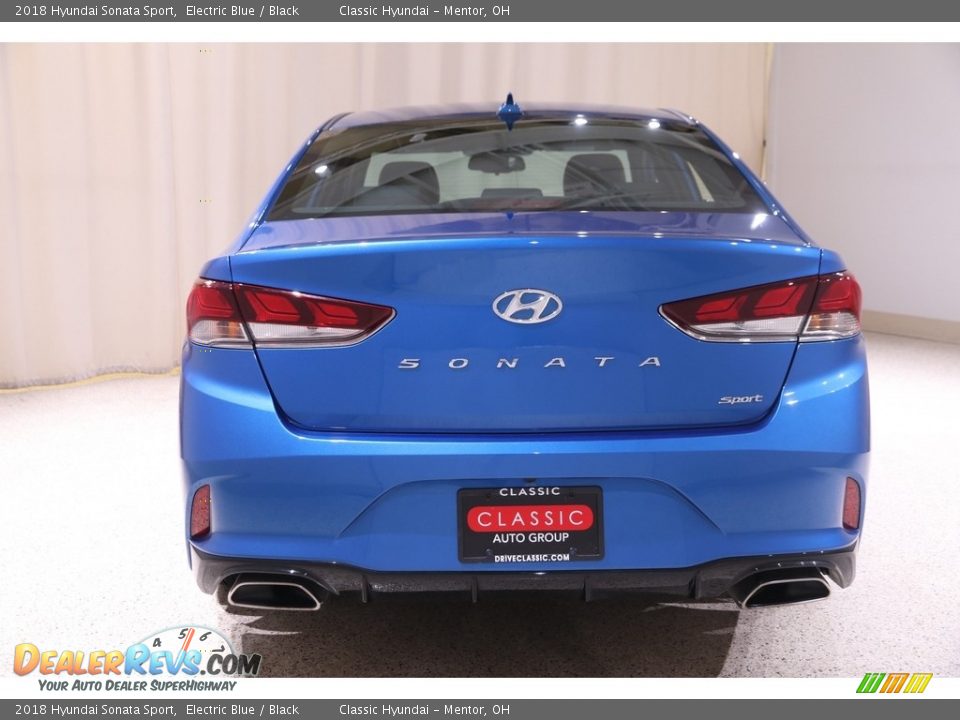 2018 Hyundai Sonata Sport Electric Blue / Black Photo #18