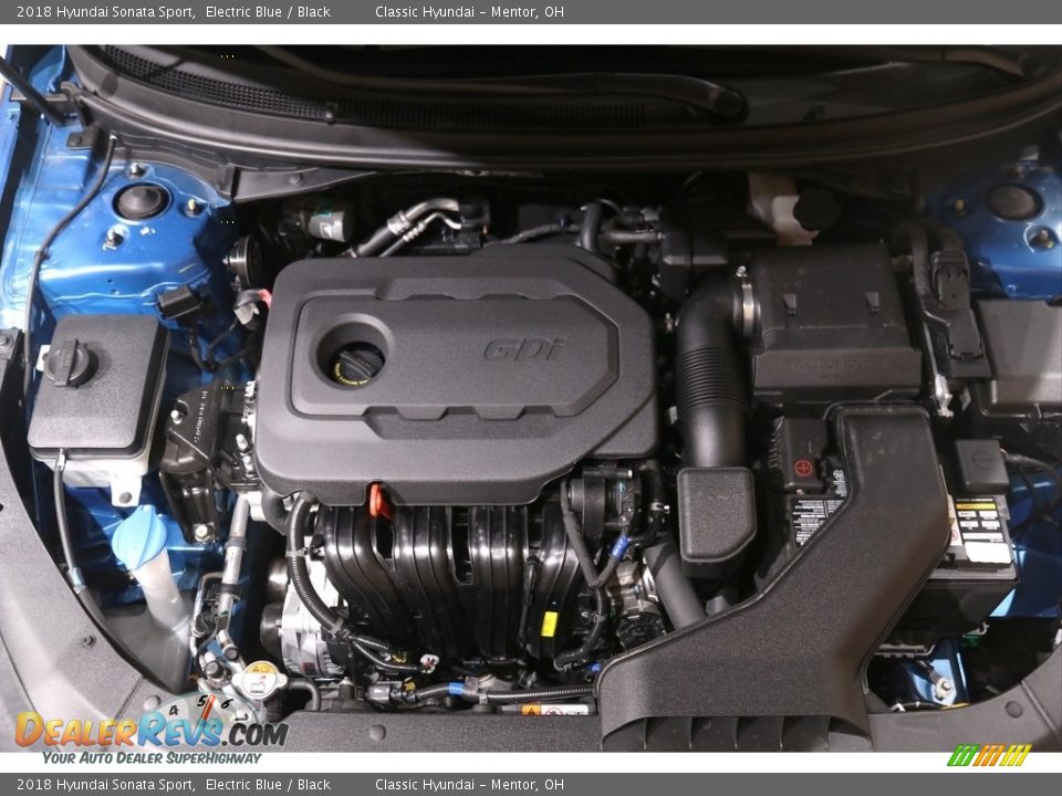 2018 Hyundai Sonata Sport Electric Blue / Black Photo #19