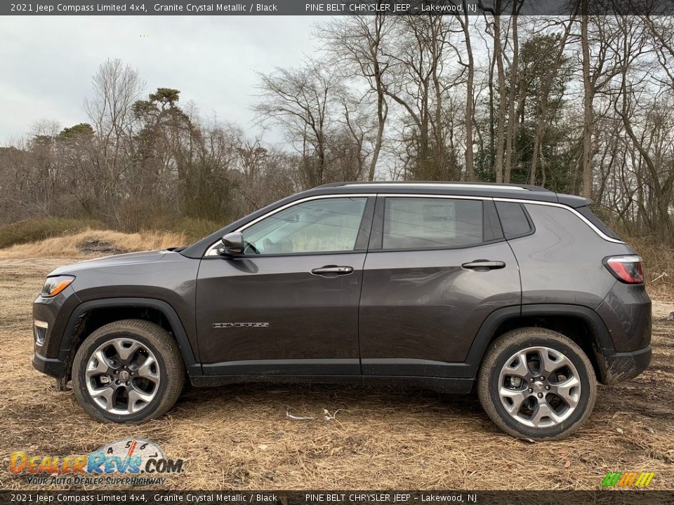 2021 Jeep Compass Limited 4x4 Granite Crystal Metallic / Black Photo #4