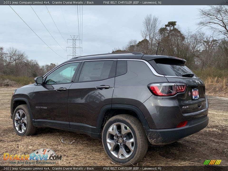 2021 Jeep Compass Limited 4x4 Granite Crystal Metallic / Black Photo #6