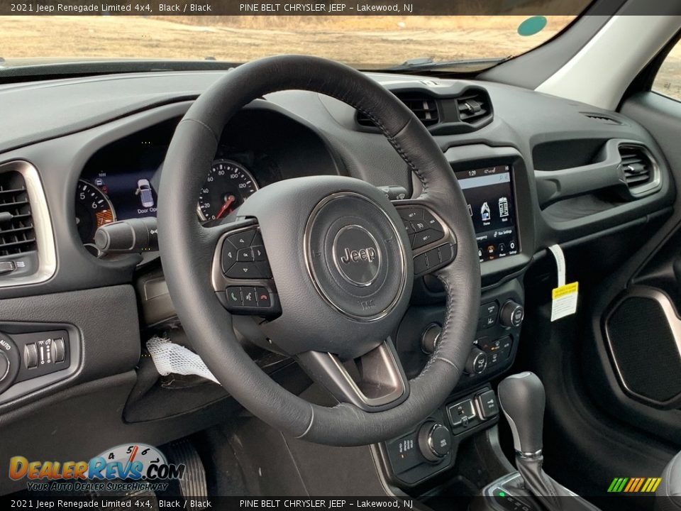 2021 Jeep Renegade Limited 4x4 Black / Black Photo #12