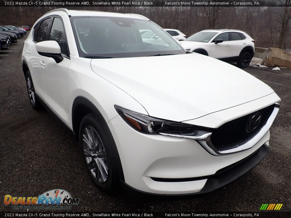 2021 Mazda CX-5 Grand Touring Reserve AWD Snowflake White Pearl Mica / Black Photo #3