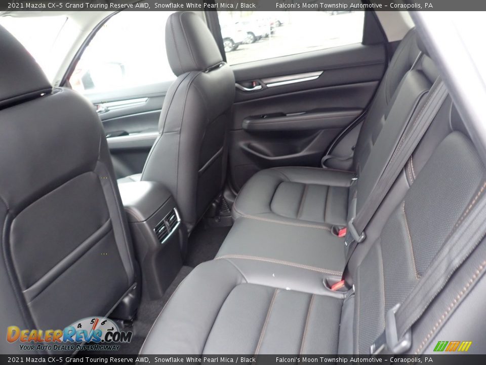 Rear Seat of 2021 Mazda CX-5 Grand Touring Reserve AWD Photo #8