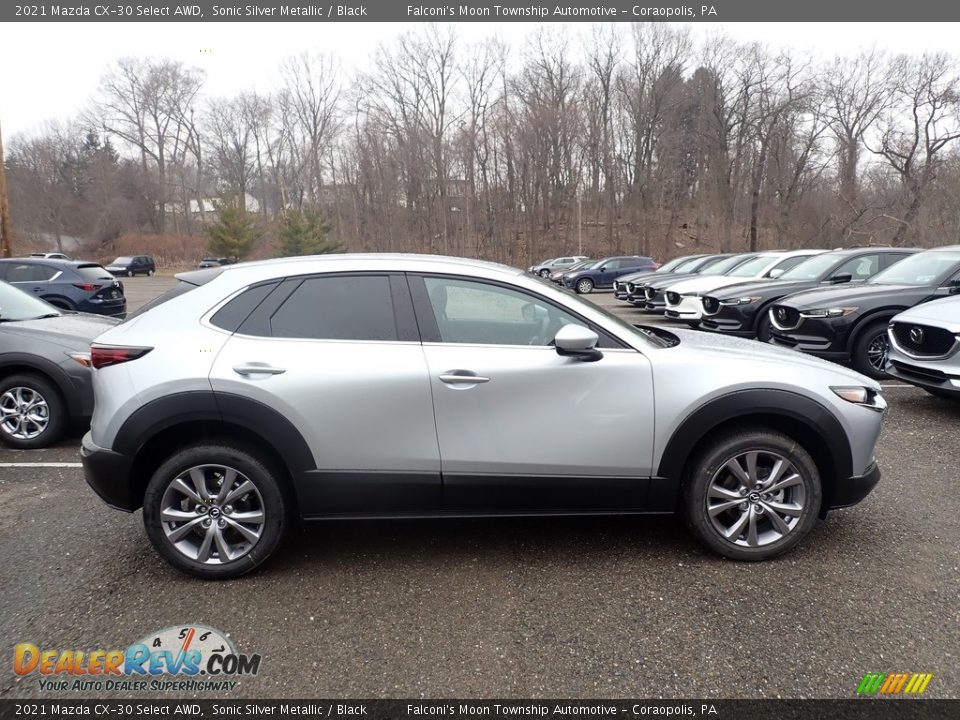 Sonic Silver Metallic 2021 Mazda CX-30 Select AWD Photo #1