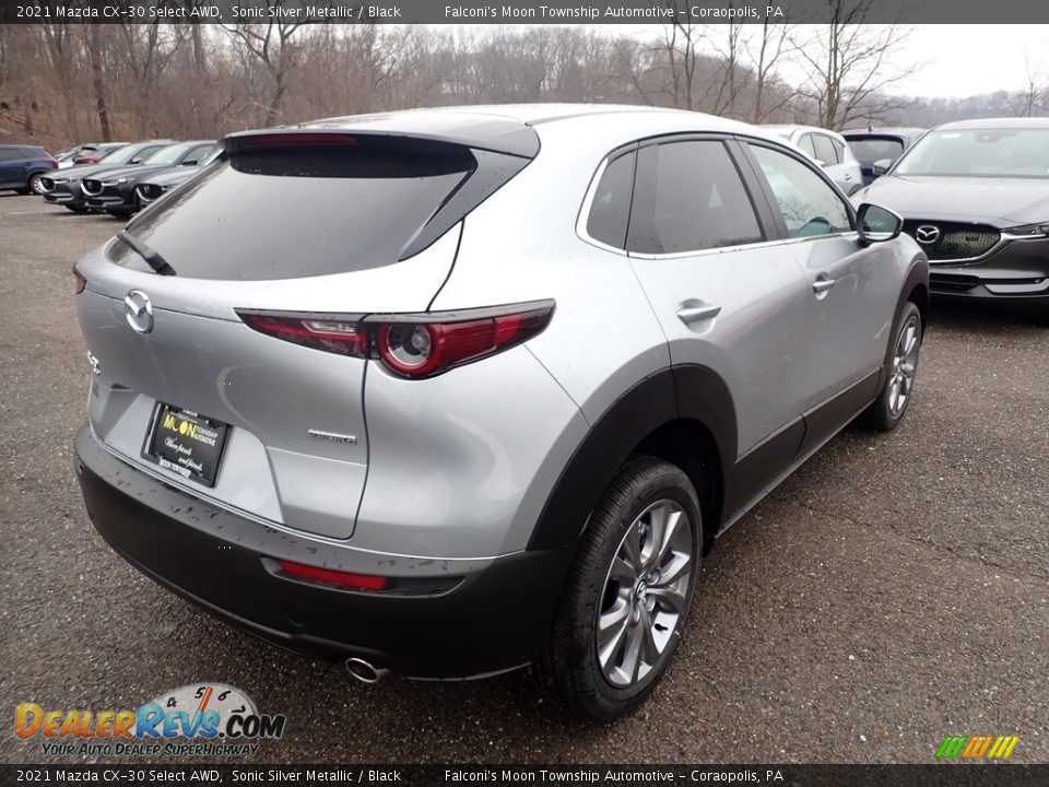 2021 Mazda CX-30 Select AWD Sonic Silver Metallic / Black Photo #2