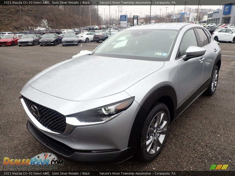 2021 Mazda CX-30 Select AWD Sonic Silver Metallic / Black Photo #5