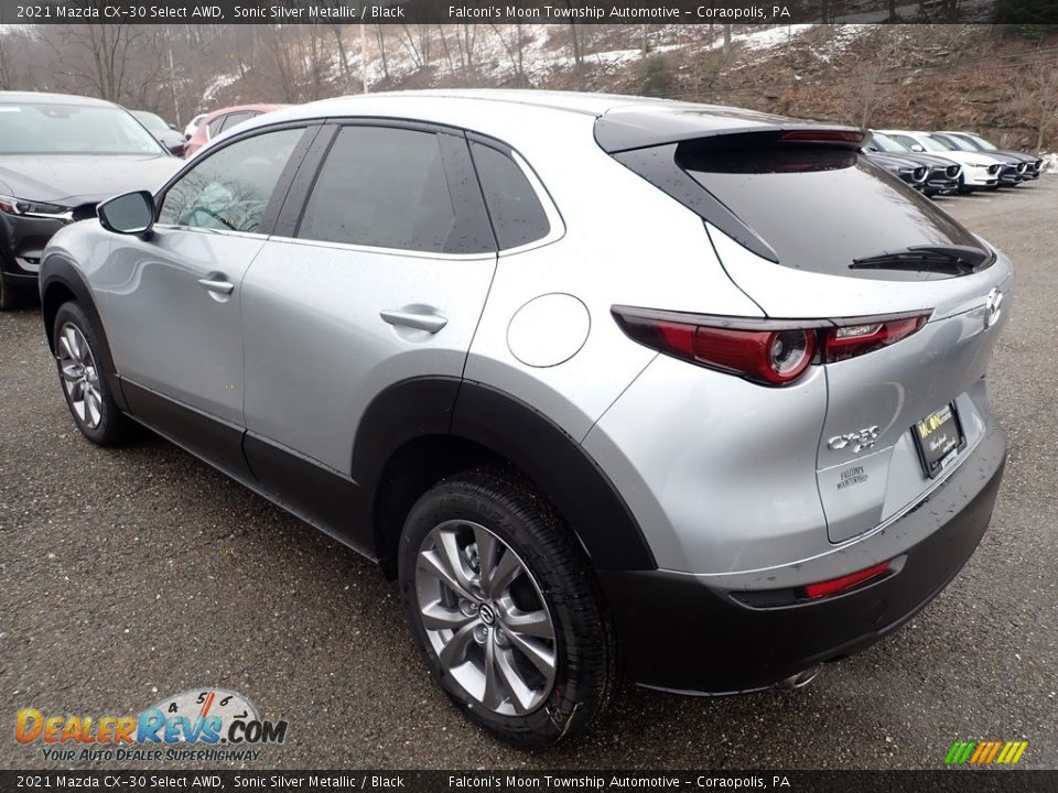 2021 Mazda CX-30 Select AWD Sonic Silver Metallic / Black Photo #6