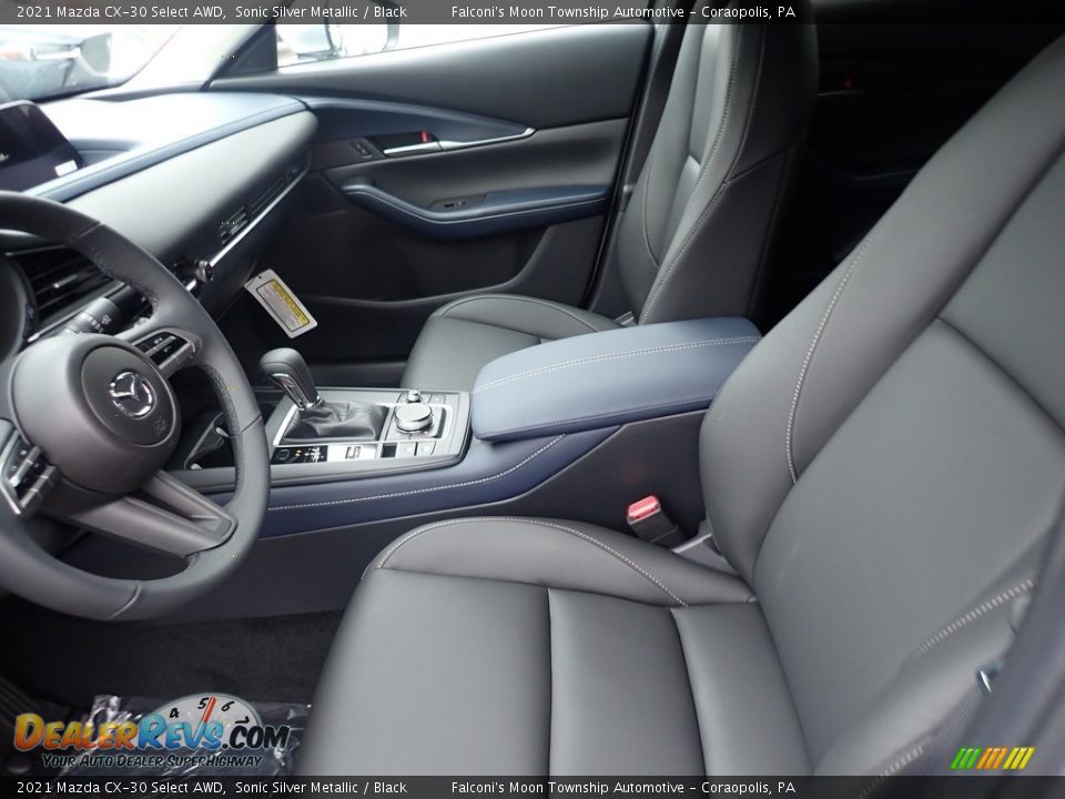 2021 Mazda CX-30 Select AWD Sonic Silver Metallic / Black Photo #10