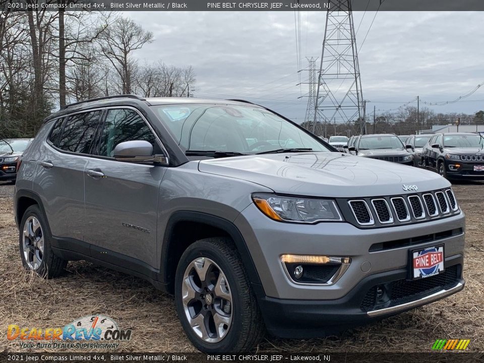 2021 Jeep Compass Limited 4x4 Billet Silver Metallic / Black Photo #1